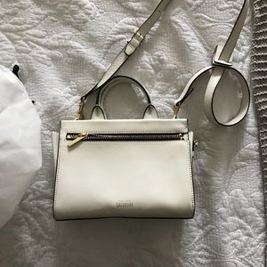 Kate Spade white with gold hardware cross-body
